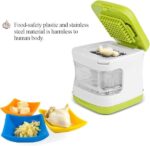 garlic-press-with-2-stainless-steel-blades-effortless-garlic-cube-crusher-chopper-cutter-squeezer-home-kitchen-hand-tool – 1