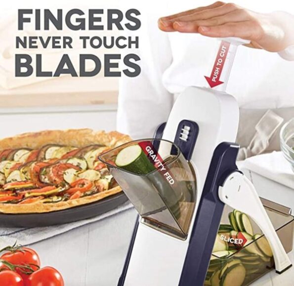 Mandoline Food Slicer Vegetable Cutter, Safe Food Chopper - Image 11