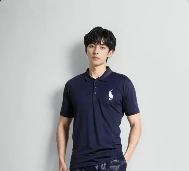 1 Pc Men's Cotton Jersey Plain Polo Shirt
