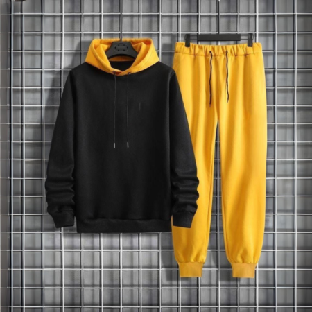 Men's Plain Fleece Tracksuit – Slim & Regular Fit