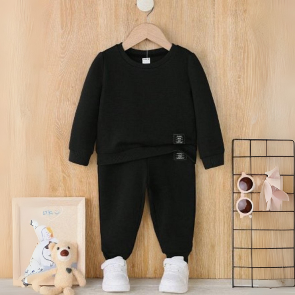 2 Pc Boy's Polyester Printed Tracksuit with Cat and Mouse Design 2 2 Pc Boy's Polyester Printed Tracksuit with Cat and Mouse Design - Image 2