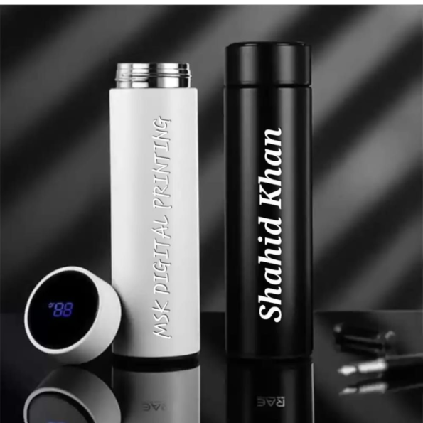 Custom Laser Engraved Stainless Steel Thermos Water Bottle