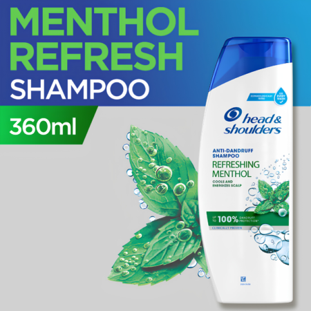 Head & Shoulders Menthol Refresh Anti-Dandruff Shampoo 360ml