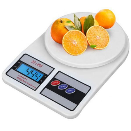 SF-400 Digital Kitchen Scale 10kg with LCD Display & Tare Function