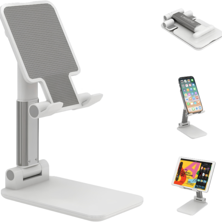 Adjustable Foldable Phone Stand for Desk – Universal Mobile & Tablet Holder (No Color Choice)