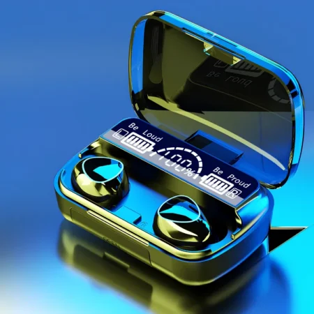 M10 & i12 TWS Wireless Bluetooth Earbuds with Charging Case, Touch Controls & Built-in Mic
