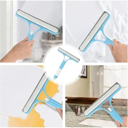 3-in-1 Window Cleaner with Spray and Squeegee