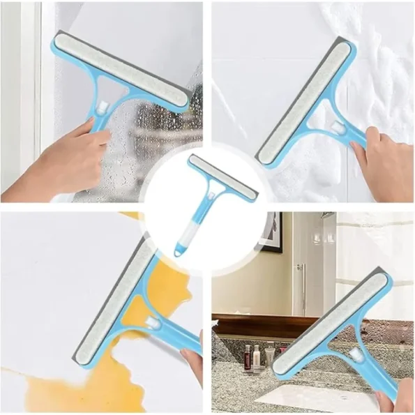 3-in-1 Window Cleaner with Spray and Squeegee 1 3-in-1 Window Cleaner with Spray and Squeegee