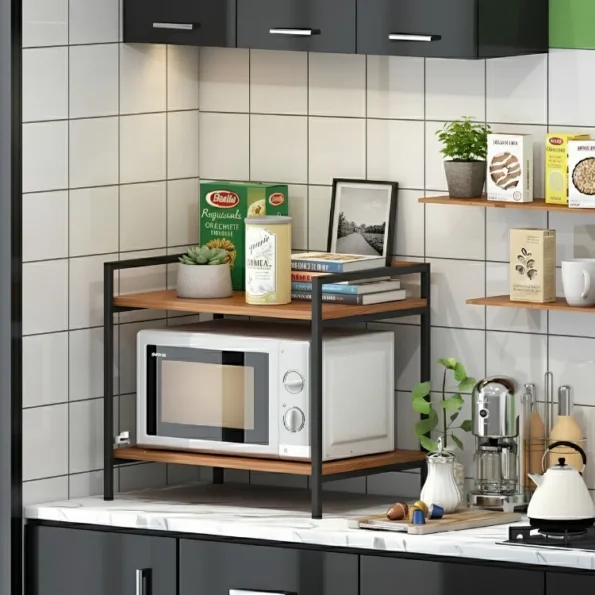 Heavy Duty Kitchen Microwave Storage Rack