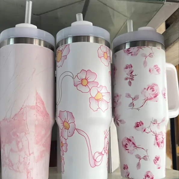 40oz Stainless Steel Insulated Travel Tumbler.
