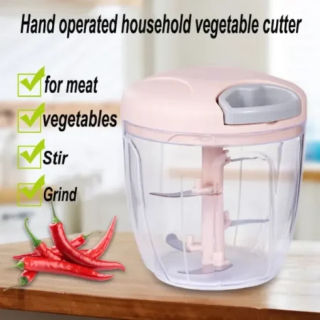 Manual Hand Pull Food Chopper | Speedy Kitchen Vegetable Chopper | 180ML, 330ML, 500ML & 900ML