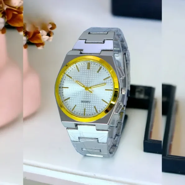 Classy Stainless Steel Quartz Watch for Men | Business & Casual Wrist Watch
